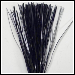 Closeout 8" Tinsel #6 - Black